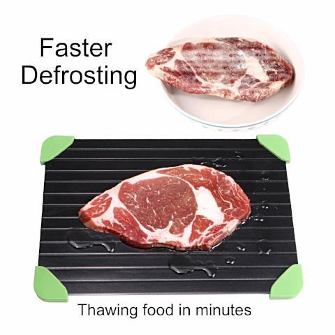 ﻿Defrosting Tray - 29.5 x 20.5 x 0.2 cms - - Happee Shoppee