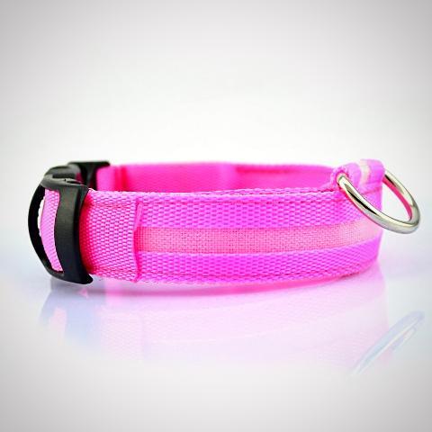 ﻿Dog Collars - Pink - L - Happee Shoppee