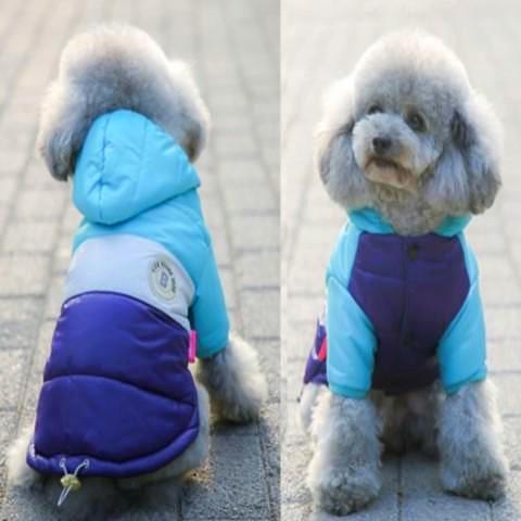 ﻿Dog Jackets - Blue - L - Happee Shoppee