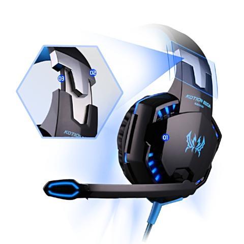 ﻿Gaming Headset - Blue - - Happee Shoppee