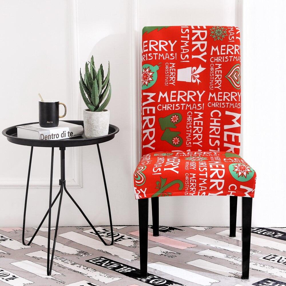 ﻿Merry Christmas Chair Covers - HS-03 - Pack of 4 - Happee Shoppee