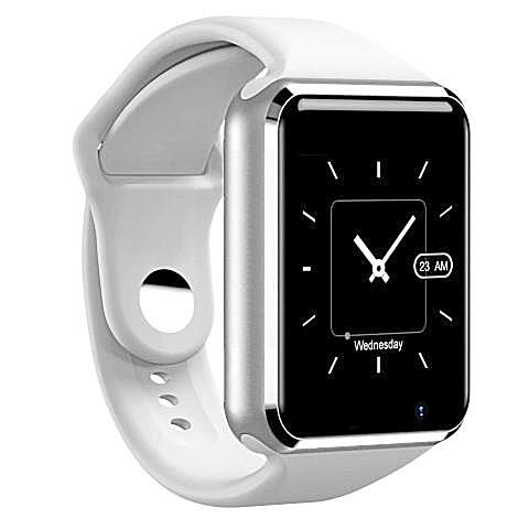﻿SmartFiT Bluetooth Smartwatch - White - - Happee Shoppee