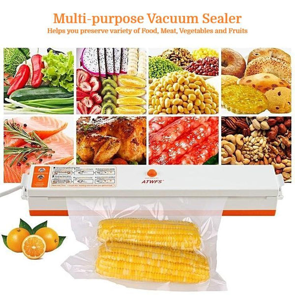 ﻿LiTE Food Vacuum Sealer - Orange - - Happee Shoppee