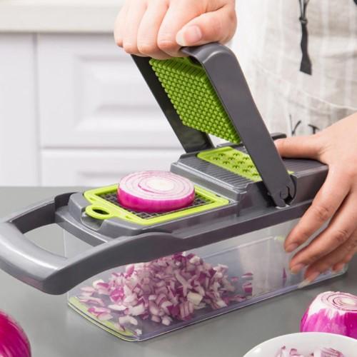 ﻿FiNE Vegetable Chopper - Grey - - Happee Shoppee