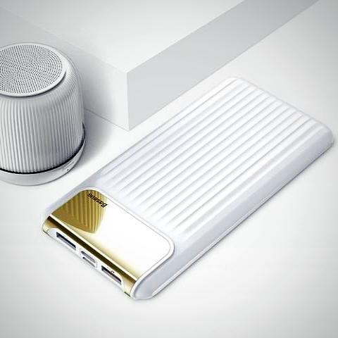 ﻿Baseus 10000mAh Quick Charge 3.0 Powerbank - White - - Happee Shoppee