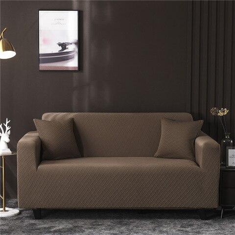 ﻿GoodFIT Sofa Cover - Single Seater - Light Coffee - Happee Shoppee