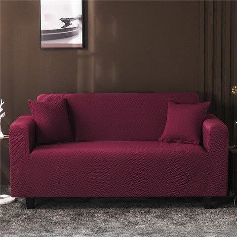 ﻿GoodFIT Sofa Cover - Single Seater - Burgundy - Happee Shoppee