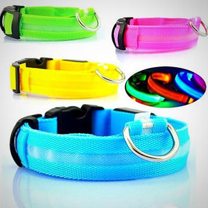 ﻿Dog Collars - colorful RGB - L - Happee Shoppee