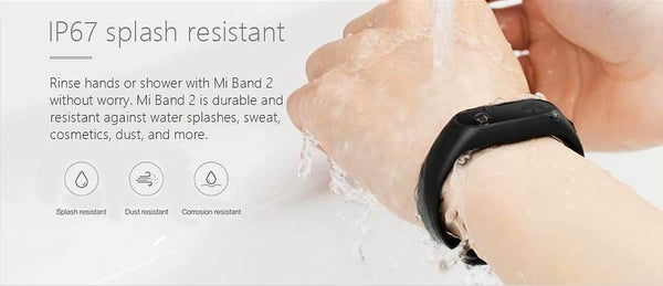 ﻿Xiaomi Mi Band 2 Fitness Tracker - Black - - Happee Shoppee