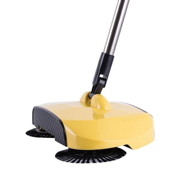 ﻿SPIN Home Sweeper Broom - Yellow - - Happee Shoppee