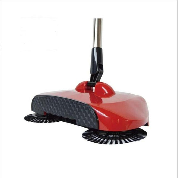 ﻿SPIN Home Sweeper Broom - Red - - Happee Shoppee