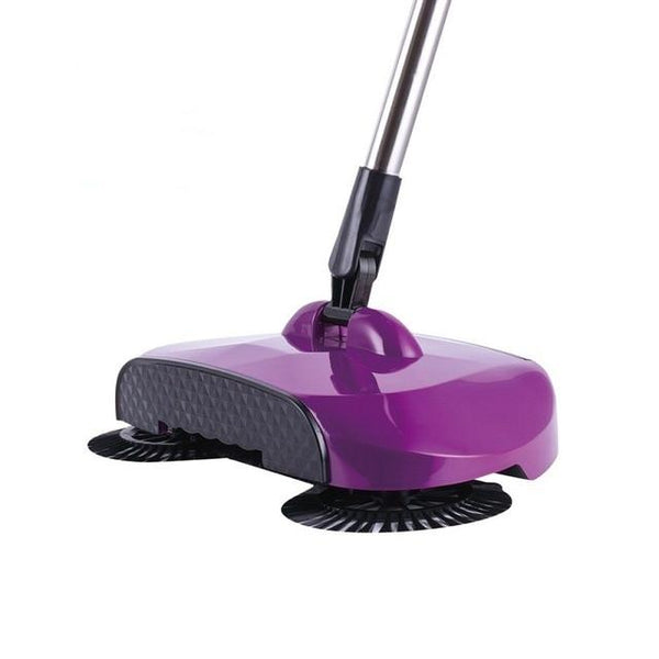﻿SPIN Home Sweeper Broom - Violet - - Happee Shoppee