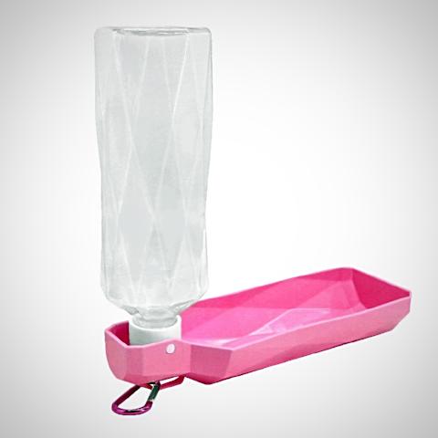 ﻿Dog Water Bottle - Pink - 500ml - Happee Shoppee