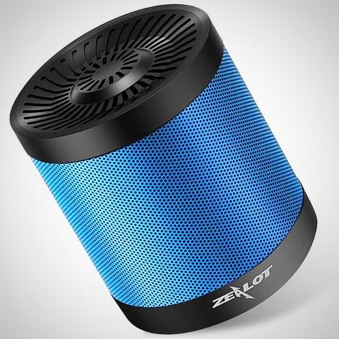 ﻿Bluetooth Speaker - Blue - - Happee Shoppee