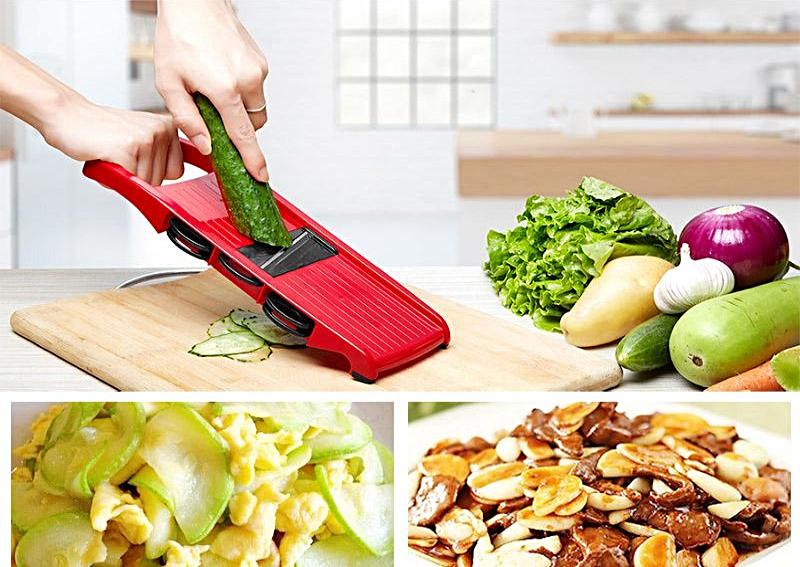 Myvit Vegetable Cutter with Steel Blade Mandoline Slicer Potato