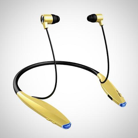 ﻿Wireless Sports Headphones - Gold - - Happee Shoppee